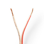Nedis Kaiutinkaapeli | 2 x 2.50 mm² | CCA | 100.0 m | Pyöreä | PVC | Läpikuultava | Kääre Nedis Kaiutinkaapeli | 2 x 2.50 mm² | CCA | 100.0 m | Pyöreä | PVC | Läpikuultava | Kääre