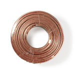 Nedis Kaiutinkaapeli | 2 x 2.50 mm² | CCA | 100.0 m | Pyöreä | PVC | Läpikuultava | Kääre Nedis Kaiutinkaapeli | 2 x 2.50 mm² | CCA | 100.0 m | Pyöreä | PVC | Läpikuultava | Kääre