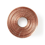 Nedis Kaiutinkaapeli | 2 x 6.00 mm² | CCA | 100.0 m | Pyöreä | PVC | Läpikuultava | Kääre