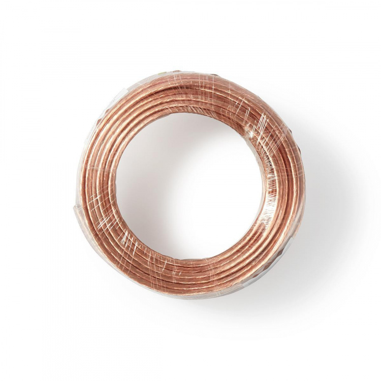 Nedis Kaiutinkaapeli | 2 x 4.00 mm² | CCA | 15.0 m | Pyöreä | PVC | Läpikuultava | Kääre Nedis Kaiutinkaapeli | 2 x 4.00 mm² | CCA | 15.0 m | Pyöreä | PVC | Läpikuultava | Kääre