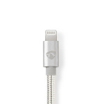 Nedis Lightning Sovitin | Apple Lightning 8-Pin | 3.5 mm uros | Kullattu | 1.00 m | Pyöreä | Nailon | Laatikko kannella ja ikkunalla Nedis Lightning Sovitin | Apple Lightning 8-Pin | 3.5 mm uros | Kullattu | 1.00 m | Pyöreä | Nailon | Laatikko kannella ja ikkunalla
