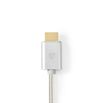 Nedis USB-C™ Sovitin | USB 3.2 Gen 1 | USB-C™ Uros | HDMI™ liitin | 4K@60Hz | 18 Gbps | 2.00 m | Pyöreä | Kullattu | Nailon / Punottu | Alumiini | Laatikko kannella ja ikkunalla Nedis USB-C™ Sovitin | USB 3.2 Gen 1 | USB-C™ Uros | HDMI™ liitin | 4K@60Hz | 18 Gbps | 2.00 m | Pyöreä | Kullattu | Nailon / Punottu | Alumiini | Laatikko kannella ja ikkunalla