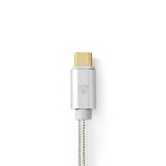 Nedis USB-C™ Sovitin | USB 3.2 Gen 1 | USB-C™ Uros | HDMI™ liitin | 4K@60Hz | 18 Gbps | 2.00 m | Pyöreä | Kullattu | Nailon / Punottu | Alumiini | Laatikko kannella ja ikkunalla Nedis USB-C™ Sovitin | USB 3.2 Gen 1 | USB-C™ Uros | HDMI™ liitin | 4K@60Hz | 18 Gbps | 2.00 m | Pyöreä | Kullattu | Nailon / Punottu | Alumiini | Laatikko kannella ja ikkunalla