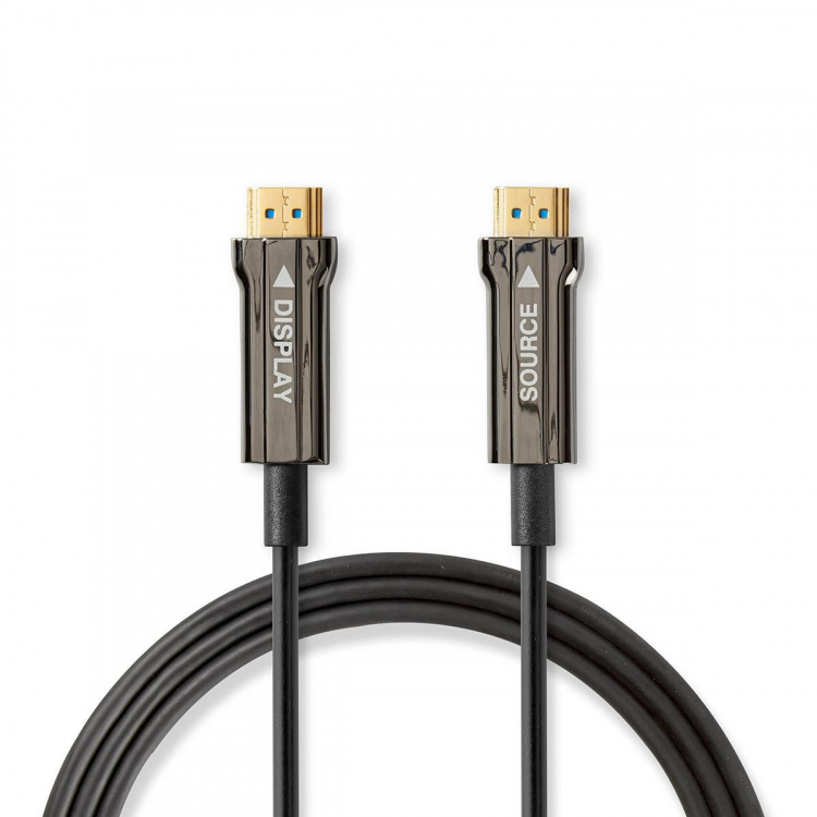 Nedis Aktiivinen Optinen Ultra High Speed HDMI-Kaapeli jossa Ethernet | HDMI™ liitin | HDMI™ liitin | 8K@60Hz | 48 Gbps | 10.0 m | Pyöreä | PVC | Musta | Pakkaus Nedis Aktiivinen Optinen Ultra High Speed HDMI-Kaapeli jossa Ethernet | HDMI™ liitin | HDMI™ liitin | 8K@60Hz | 48 Gbps | 10.0 m | Pyöreä | PVC | Musta | Pakkaus