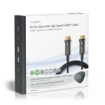 Nedis Aktiivinen Optinen Ultra High Speed HDMI-Kaapeli jossa Ethernet | HDMI™ liitin | HDMI™ liitin | 8K@60Hz | 48 Gbps | 10.0 m | Pyöreä | PVC | Musta | Pakkaus Nedis Aktiivinen Optinen Ultra High Speed HDMI-Kaapeli jossa Ethernet | HDMI™ liitin | HDMI™ liitin | 8K@60Hz | 48 Gbps | 10.0 m | Pyöreä | PVC | Musta | Pakkaus