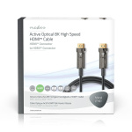Nedis Aktiivinen Optinen Ultra High Speed HDMI-Kaapeli jossa Ethernet | HDMI™ liitin | HDMI™ liitin | 8K@60Hz | 48 Gbps | 40.0 m | Pyöreä | PVC | Musta | Pakkaus Nedis Aktiivinen Optinen Ultra High Speed HDMI-Kaapeli jossa Ethernet | HDMI™ liitin | HDMI™ liitin | 8K@60Hz | 48 Gbps | 40.0 m | Pyöreä | PVC | Musta | Pakkaus