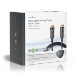 Nedis Aktiivinen Optinen Ultra High Speed HDMI-Kaapeli jossa Ethernet | HDMI™ liitin | HDMI™ liitin | 8K@60Hz | 48 Gbps | 40.0 m | Pyöreä | PVC | Musta | Pakkaus Nedis Aktiivinen Optinen Ultra High Speed HDMI-Kaapeli jossa Ethernet | HDMI™ liitin | HDMI™ liitin | 8K@60Hz | 48 Gbps | 40.0 m | Pyöreä | PVC | Musta | Pakkaus