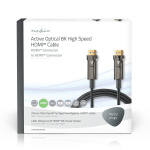 Nedis Aktiivinen Optinen Ultra High Speed HDMI-Kaapeli jossa Ethernet | HDMI™ liitin | HDMI™ liitin | 8K@60Hz | 48 Gbps | 50.0 m | Pyöreä | PVC | Musta | Pakkaus Nedis Aktiivinen Optinen Ultra High Speed HDMI-Kaapeli jossa Ethernet | HDMI™ liitin | HDMI™ liitin | 8K@60Hz | 48 Gbps | 50.0 m | Pyöreä | PVC | Musta | Pakkaus