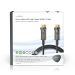 Nedis Aktiivinen Optinen Ultra High Speed HDMI-Kaapeli jossa Ethernet | HDMI™ liitin | HDMI™ liitin | 8K@60Hz | 48 Gbps | 75.0 m | Pyöreä | PVC | Musta | Pakkaus Nedis Aktiivinen Optinen Ultra High Speed HDMI-Kaapeli jossa Ethernet | HDMI™ liitin | HDMI™ liitin | 8K@60Hz | 48 Gbps | 75.0 m | Pyöreä | PVC | Musta | Pakkaus