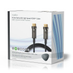Nedis Aktiivinen Optinen Ultra High Speed HDMI-Kaapeli jossa Ethernet | HDMI™ liitin | HDMI™ liitin | 8K@60Hz | 48 Gbps | 75.0 m | Pyöreä | PVC | Musta | Pakkaus Nedis Aktiivinen Optinen Ultra High Speed HDMI-Kaapeli jossa Ethernet | HDMI™ liitin | HDMI™ liitin | 8K@60Hz | 48 Gbps | 75.0 m | Pyöreä | PVC | Musta | Pakkaus