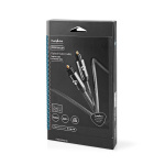 Nedis Optinen Audiokaapeli | TosLink uros | TosLink uros | 2.00 m | Pyöreä | Puuvilla | Gun Metal Harmaa | Laatikko kannella ja ikkunalla Nedis Optinen Audiokaapeli | TosLink uros | TosLink uros | 2.00 m | Pyöreä | Puuvilla | Gun Metal Harmaa | Laatikko kannella ja ikkunalla