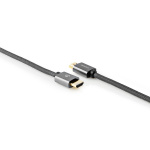Nedis High Speed HDMI ™ Kaapeli Ethernet | HDMI™ liitin | HDMI™ liitin | 4K@60Hz | ARC | 18 Gbps | 5.00 m | Pyöreä | Puuvilla | Gun Metal Harmaa | Laatikko kannella ja ikkunalla Nedis High Speed HDMI ™ Kaapeli Ethernet | HDMI™ liitin | HDMI™ liitin | 4K@60Hz | ARC | 18 Gbps | 5.00 m | Pyöreä | Puuvilla | Gun Metal Harmaa | Laatikko kannella ja ikkunalla