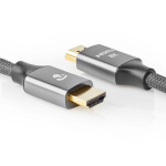 Nedis Ultra High Speed HDMI ™ -kaapeli | HDMI™ liitin | HDMI™ liitin | 8K@60Hz | 48 Gbps | 2.00 m | Pyöreä | 6.3 mm | Gun Metal Harmaa | Laatikko kannella ja ikkunalla Nedis Ultra High Speed HDMI ™ -kaapeli | HDMI™ liitin | HDMI™ liitin | 8K@60Hz | 48 Gbps | 2.00 m | Pyöreä | 6.3 mm | Gun Metal Harmaa | Laatikko kannella ja ikkunalla