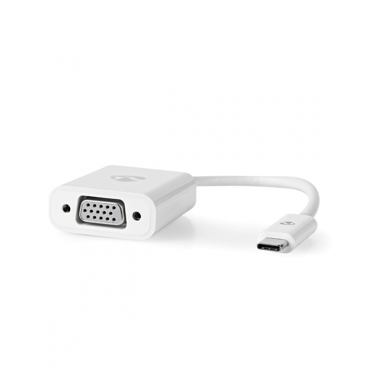 Nedis USB-C™ Sovitin | USB 3.2 Gen 1 | USB-C™ Uros | VGA Naaras | 1080p | 5 Gbps | 0.20 m | Pyöreä | Niklattu | PVC | Valkoinen | Muovipussi Nedis USB-C™ Sovitin | USB 3.2 Gen 1 | USB-C™ Uros | VGA Naaras | 1080p | 5 Gbps | 0.20 m | Pyöreä | Niklattu | PVC | Valkoinen | Muovipussi