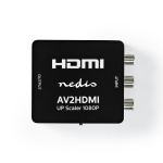 Nedis HDMI ™ Muunnin | 3x RCA Female | 1x HDMI™ Output | Yksisuuntainen | 1080p | 1.65 Gbps | ABS-Muovi | Antrasiitti Nedis HDMI ™ Muunnin | 3x RCA Female | 1x HDMI™ Output | Yksisuuntainen | 1080p | 1.65 Gbps | ABS-Muovi | Antrasiitti