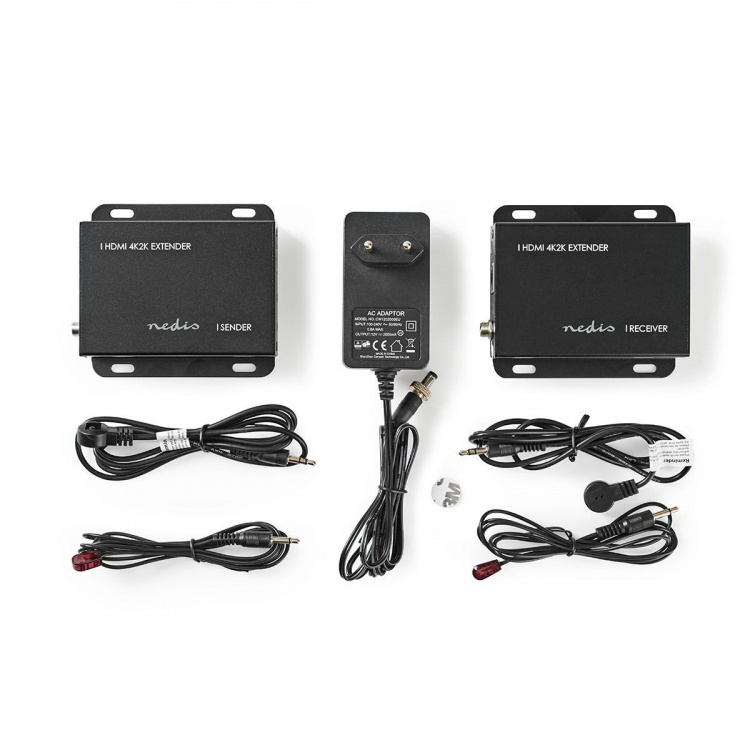 Nedis HDMI™ Vahvistin | Cat6 yli | Jopa 50m | 4K@30Hz | 10.2 Gbps | IR paluutoiminto | Metalli | Antrasiitti Nedis HDMI™ Vahvistin | Cat6 yli | Jopa 50m | 4K@30Hz | 10.2 Gbps | IR paluutoiminto | Metalli | Antrasiitti