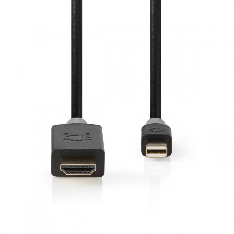 Nedis Mini DisplayPort kaapeli | DisplayPort 1.4 | Mini DisplayPort Uros | HDMI™ liitin | 48 Gbps | Kullattu | 2.00 m | Pyöreä | PVC | Antrasiitti | Ikkunallinen laatikko Nedis Mini DisplayPort kaapeli | DisplayPort 1.4 | Mini DisplayPort Uros | HDMI™ liitin | 48 Gbps | Kullattu | 2.00 m | Pyöreä | PVC | Antrasiitti | Ikkunallinen laatikko