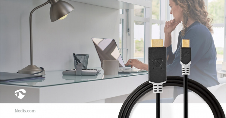 Nedis Mini DisplayPort kaapeli | DisplayPort 1.4 | Mini DisplayPort Uros | HDMI™ liitin | 48 Gbps | Kullattu | 2.00 m | Pyöreä | PVC | Antrasiitti | Ikkunallinen laatikko Nedis Mini DisplayPort kaapeli | DisplayPort 1.4 | Mini DisplayPort Uros | HDMI™ liitin | 48 Gbps | Kullattu | 2.00 m | Pyöreä | PVC | Antrasiitti | Ikkunallinen laatikko