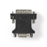 Nedis DVI-sovitin | DVI-I 24+5-Pin Uros | VGA Naaras | Niklattu | Suora | PVC | Musta | Laatikko