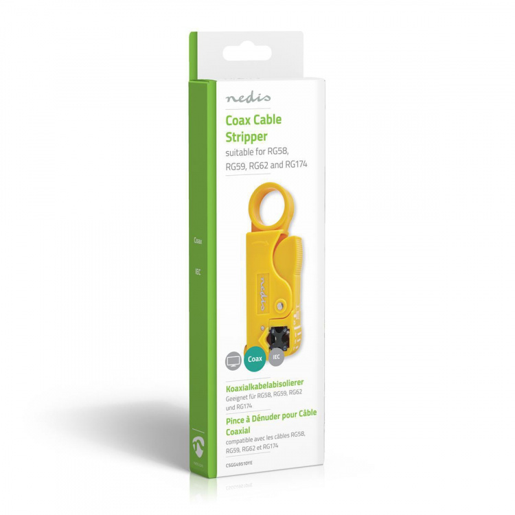 Nedis Kaapelin kuorintapihdit | Kuorintatyökalu | PVC / Teräs | Keltainen / Musta Nedis Kaapelin kuorintapihdit | Kuorintatyökalu | PVC / Teräs | Keltainen / Musta