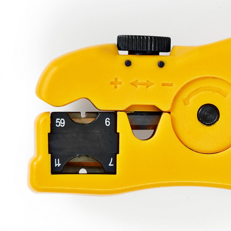 Nedis Kaapelin kuorintapihdit | Kuorintatyökalu | ABS-Muovi / Teräs | Keltainen / Musta