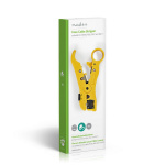 Nedis Kaapelin kuorintapihdit | Kuorintatyökalu | ABS-Muovi / Teräs | Keltainen / Musta