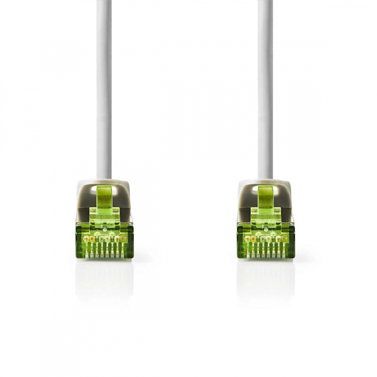 Nedis CAT7 verkkokaapeli | S/FTP | RJ45 uros | RJ45 uros | 2.00 m | Snagless | Pyöreä | LSZH | Harmaa | Laatikko