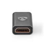 Nedis HDMI™ -sovitin | HDMI™ Micro / HDMI™ uros | HDMI™ Ulostulo | Kullattu | Suora | Alumiini | Gun Metal Harmaa | 1 kpl | Laatikko kannella ja ikkunalla Nedis HDMI™ -sovitin | HDMI™ Micro / HDMI™ uros | HDMI™ Ulostulo | Kullattu | Suora | Alumiini | Gun Metal Harmaa | 1 kpl | Laatikko kannella ja ikkunalla