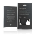 Nedis HDMI™ -kaapeli | HDMI™ liitin | DVI-D 24+1-Pin Uros | 2560x1600 | Kullattu | 2.00 m | Suora | Punottu | Hopea | Laatikko kannella ja ikkunalla