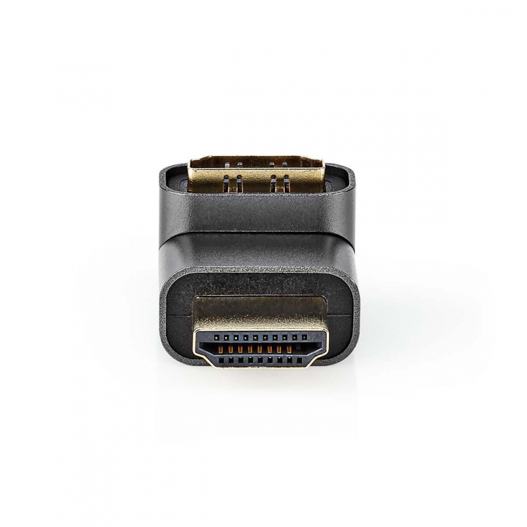 Nedis HDMI™ -sovitin | HDMI™ liitin / HDMI™ uros | HDMI™ Ulostulo | Kullattu | Kulma, 270 ° | Alumiini | Gun Metal Harmaa | 1 kpl | Laatikko kannella ja ikkunalla Nedis HDMI™ -sovitin | HDMI™ liitin / HDMI™ uros | HDMI™ Ulostulo | Kullattu | Kulma, 270 ° | Alumiini | Gun Metal Harmaa | 1 kpl | Laatikko kannella ja ikkunalla