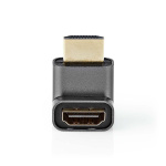 Nedis HDMI™ -sovitin | HDMI™ liitin / HDMI™ uros | HDMI™ Ulostulo | Kullattu | Kulma, 270 ° | Alumiini | Gun Metal Harmaa | 1 kpl | Laatikko kannella ja ikkunalla Nedis HDMI™ -sovitin | HDMI™ liitin / HDMI™ uros | HDMI™ Ulostulo | Kullattu | Kulma, 270 ° | Alumiini | Gun Metal Harmaa | 1 kpl | Laatikko kannella ja ikkunalla