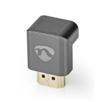 Nedis HDMI™ -sovitin | HDMI™ liitin / HDMI™ uros | HDMI™ Ulostulo | Kullattu | Kulma, 270 ° | Alumiini | Gun Metal Harmaa | 1 kpl | Laatikko kannella ja ikkunalla Nedis HDMI™ -sovitin | HDMI™ liitin / HDMI™ uros | HDMI™ Ulostulo | Kullattu | Kulma, 270 ° | Alumiini | Gun Metal Harmaa | 1 kpl | Laatikko kannella ja ikkunalla