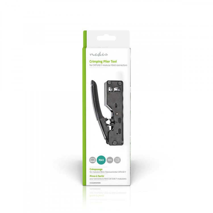 Nedis Kuorintapihdit | CAT5 / CAT5e / CAT6 / CAT6a / CAT7 / RJ12 | Leikkaus / Pihdit | ABS-Muovi / Teräs | Musta Nedis Kuorintapihdit | CAT5 / CAT5e / CAT6 / CAT6a / CAT7 / RJ12 | Leikkaus / Pihdit | ABS-Muovi / Teräs | Musta