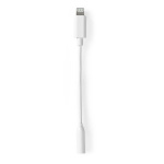 Nedis Lightning Sovitin | Apple Lightning 8-Pin | 3.5 mm naaras | Niklattu | 0.10 m | Pyöreä | PVC | Laatikko Nedis Lightning Sovitin | Apple Lightning 8-Pin | 3.5 mm naaras | Niklattu | 0.10 m | Pyöreä | PVC | Laatikko