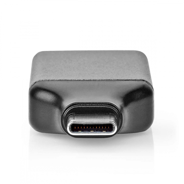 Nedis USB-C™ Sovitin | USB 3.2 Gen 1 | USB-C™ Uros | DisplayPort Naaras | 4K@60Hz | Pyöreä | Niklattu | Harmaa / Musta | Kirjekuori Nedis USB-C™ Sovitin | USB 3.2 Gen 1 | USB-C™ Uros | DisplayPort Naaras | 4K@60Hz | Pyöreä | Niklattu | Harmaa / Musta | Kirjekuori