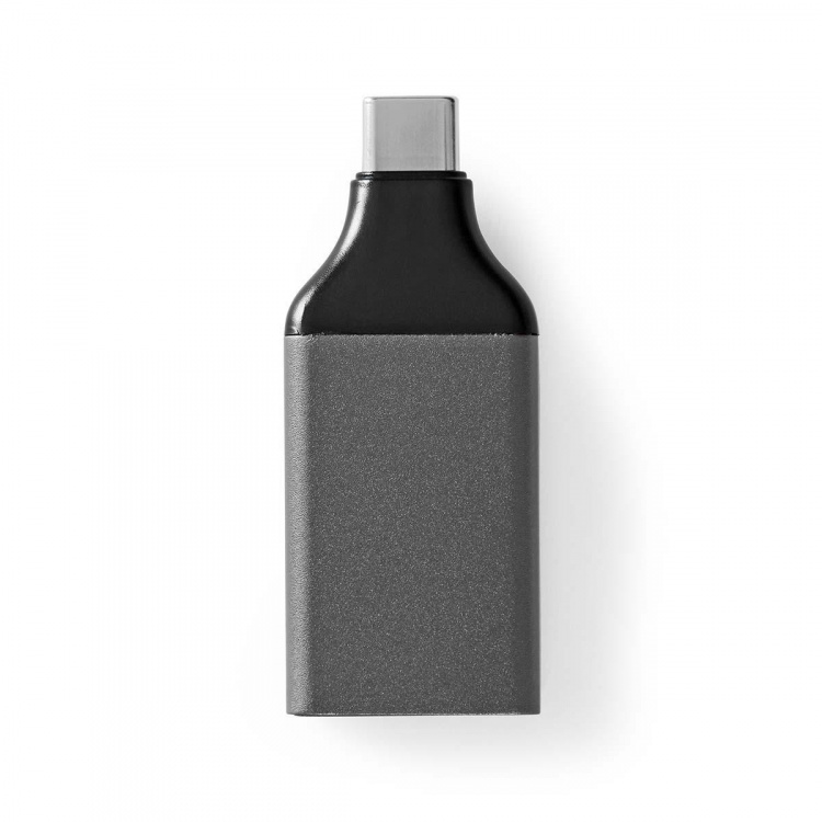 Nedis USB-C™ Sovitin | USB 3.2 Gen 1 | USB-C™ Uros | DisplayPort Naaras | 4K@60Hz | Pyöreä | Niklattu | Harmaa / Musta | Kirjekuori Nedis USB-C™ Sovitin | USB 3.2 Gen 1 | USB-C™ Uros | DisplayPort Naaras | 4K@60Hz | Pyöreä | Niklattu | Harmaa / Musta | Kirjekuori