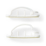 Nedis Johdotusjärjestelmä | Kaapeli Clip | Kiinni | 3 kpl | Paikkojen määrä: 3 Paikkaa | Suurin kaapelin paksuus: 7.5 mm | Polypropylene | Valkoinen Nedis Johdotusjärjestelmä | Kaapeli Clip | Kiinni | 3 kpl | Paikkojen määrä: 3 Paikkaa | Suurin kaapelin paksuus: 7.5 mm | Polypropylene | Valkoinen