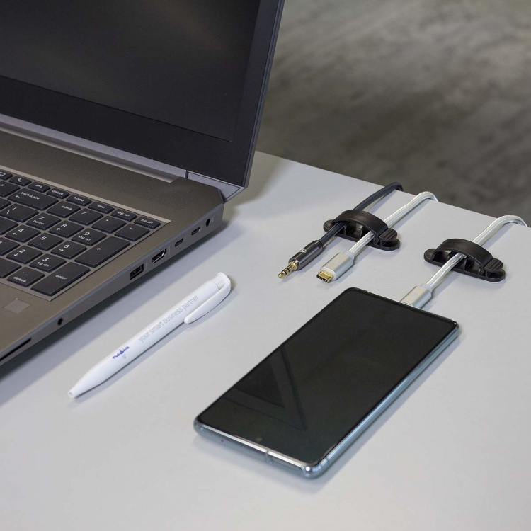 Nedis Johdotusjärjestelmä | Kaapeli Clip | Kiinni | 3 kpl | Paikkojen määrä: 3 Paikkaa | Suurin kaapelin paksuus: 7.5 mm | Polypropylene | Musta Nedis Johdotusjärjestelmä | Kaapeli Clip | Kiinni | 3 kpl | Paikkojen määrä: 3 Paikkaa | Suurin kaapelin paksuus: 7.5 mm | Polypropylene | Musta