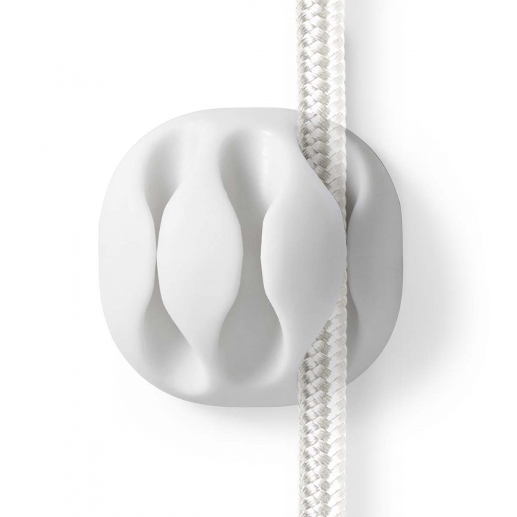 Nedis Johdotusjärjestelmä | Kaapeli Clip | Klikkaa ja Go | 4 kpl | Paikkojen määrä: 3 Paikkaa | Suurin kaapelin paksuus: 5.3 mm | TPE | Valkoinen Nedis Johdotusjärjestelmä | Kaapeli Clip | Klikkaa ja Go | 4 kpl | Paikkojen määrä: 3 Paikkaa | Suurin kaapelin paksuus: 5.3 mm | TPE | Valkoinen