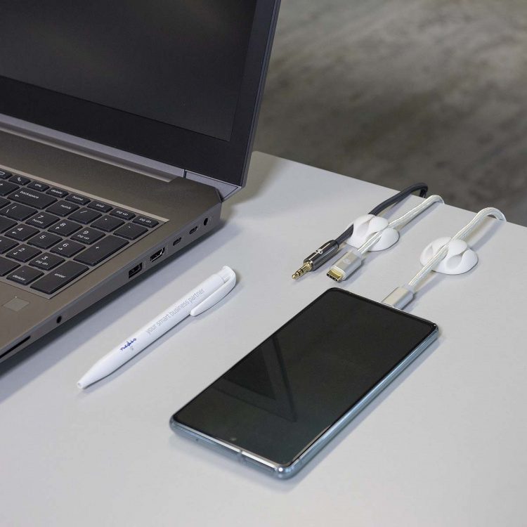 Nedis Johdotusjärjestelmä | Kaapeli Clip | Klikkaa ja Go | 4 kpl | Paikkojen määrä: 3 Paikkaa | Suurin kaapelin paksuus: 5.3 mm | TPE | Valkoinen Nedis Johdotusjärjestelmä | Kaapeli Clip | Klikkaa ja Go | 4 kpl | Paikkojen määrä: 3 Paikkaa | Suurin kaapelin paksuus: 5.3 mm | TPE | Valkoinen