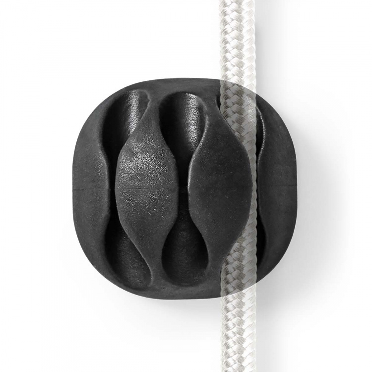 Nedis Johdotusjärjestelmä | Kaapeli Clip | Klikkaa ja Go | 4 kpl | Paikkojen määrä: 3 Paikkaa | Suurin kaapelin paksuus: 5.3 mm | TPE | Musta Nedis Johdotusjärjestelmä | Kaapeli Clip | Klikkaa ja Go | 4 kpl | Paikkojen määrä: 3 Paikkaa | Suurin kaapelin paksuus: 5.3 mm | TPE | Musta