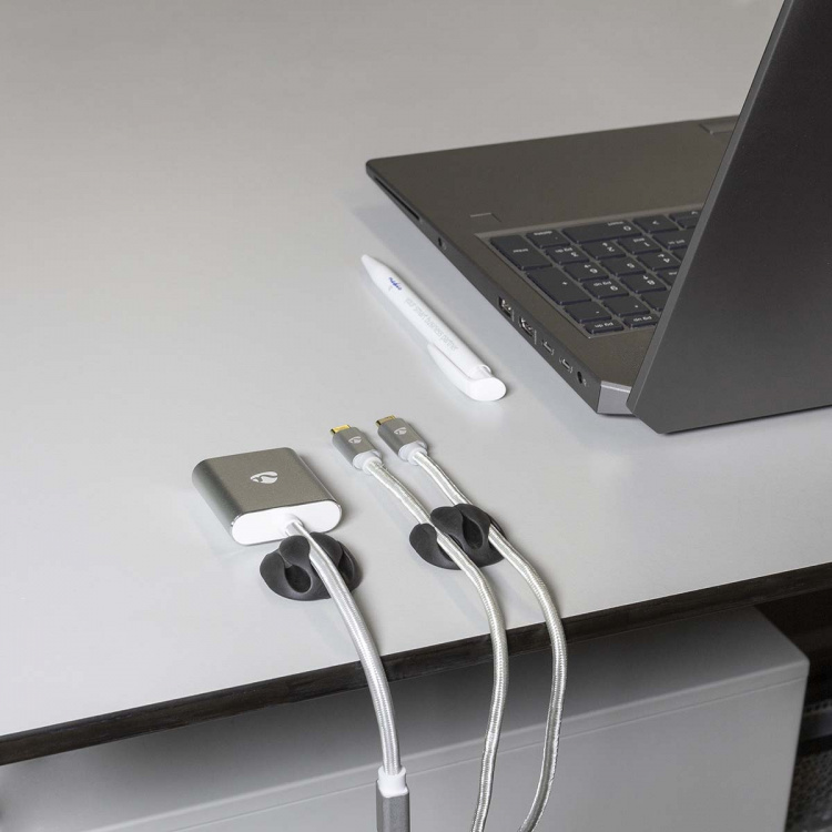 Nedis Johdotusjärjestelmä | Kaapeli Clip | Klikkaa ja Go | 4 kpl | Paikkojen määrä: 3 Paikkaa | Suurin kaapelin paksuus: 5.3 mm | TPE | Musta Nedis Johdotusjärjestelmä | Kaapeli Clip | Klikkaa ja Go | 4 kpl | Paikkojen määrä: 3 Paikkaa | Suurin kaapelin paksuus: 5.3 mm | TPE | Musta