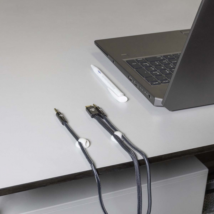 Nedis Johdotusjärjestelmä | Kaapeli Clip | Klikkaa ja Go | 6 kpl | Paikkojen määrä: 2 Paikkaa | Suurin kaapelin paksuus: 5.3 mm | TPE | Valkoinen Nedis Johdotusjärjestelmä | Kaapeli Clip | Klikkaa ja Go | 6 kpl | Paikkojen määrä: 2 Paikkaa | Suurin kaapelin paksuus: 5.3 mm | TPE | Valkoinen