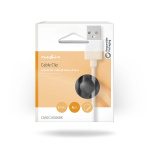 Nedis Johdotusjärjestelmä | Kaapeli Clip | Klikkaa ja Go | 6 kpl | Paikkojen määrä: 2 Paikkaa | Suurin kaapelin paksuus: 5.3 mm | TPE | Musta Nedis Johdotusjärjestelmä | Kaapeli Clip | Klikkaa ja Go | 6 kpl | Paikkojen määrä: 2 Paikkaa | Suurin kaapelin paksuus: 5.3 mm | TPE | Musta