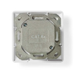 Nedis Verkon seinärasia | Flush Mount | 2-Porttinen port(s) | CAT6a | Suora | Naaras | Kullattu | PVC | Valkoinen | Laatikko Nedis Verkon seinärasia | Flush Mount | 2-Porttinen port(s) | CAT6a | Suora | Naaras | Kullattu | PVC | Valkoinen | Laatikko