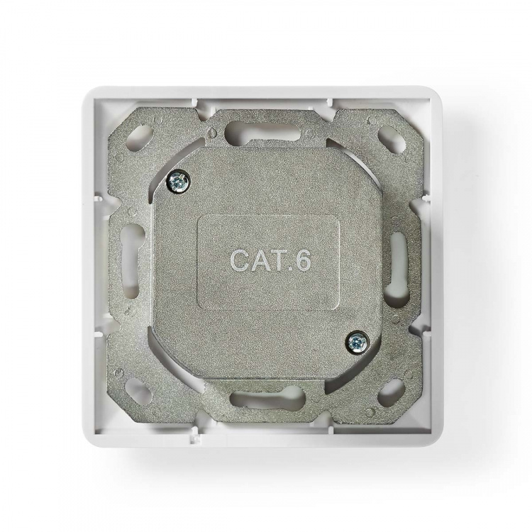 Nedis Verkon seinärasia | Flush Mount | 2-Porttinen port(s) | CAT6 | Suora | Naaras | Kullattu | PVC | Valkoinen | Laatikko Nedis Verkon seinärasia | Flush Mount | 2-Porttinen port(s) | CAT6 | Suora | Naaras | Kullattu | PVC | Valkoinen | Laatikko