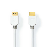 Nedis High Speed ​​HDMI ™ Kaapeli Ethernet | HDMI™ liitin | HDMI™ liitin | 4K@60Hz | ARC | 18 Gbps | 1.50 m | Pyöreä | PVC | Valkoinen | Laatikko