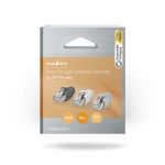Nedis RJ45-liitin | RJ45 Pass Through | Kiinteä/juosteinen FTP CAT6 | Suora | Kullattu | 10 kpl | Polycarbonate | Harmaa / Musta / Valkoinen | Laatikko Nedis RJ45-liitin | RJ45 Pass Through | Kiinteä/juosteinen FTP CAT6 | Suora | Kullattu | 10 kpl | Polycarbonate | Harmaa / Musta / Valkoinen | Laatikko