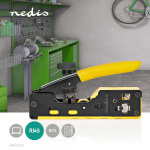 Nedis Kuorintapihdit | CAT5 / CAT5e / CAT6 / CAT6a / CAT7 / RJ12 / RJ45 | Kuorinta / Leikkaus / Pihdit | Kumi / Teräs | Keltainen / Musta Nedis Kuorintapihdit | CAT5 / CAT5e / CAT6 / CAT6a / CAT7 / RJ12 / RJ45 | Kuorinta / Leikkaus / Pihdit | Kumi / Teräs | Keltainen / Musta