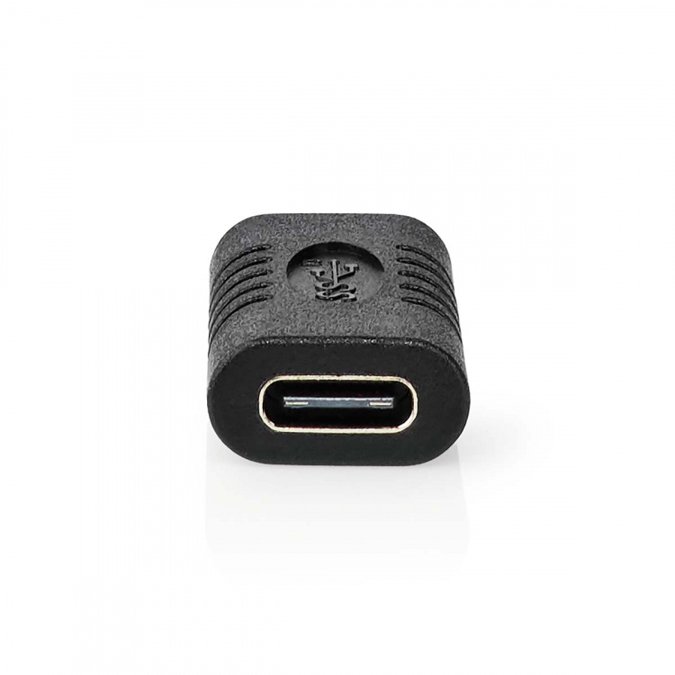 Nedis USB-C™ Sovitin | USB 3.2 Gen 2 | USB-C™ Naaras | USB-C™ Naaras | 4K@60Hz | 10 Gbps | Pyöreä | Niklattu | Musta | Kirjekuori Nedis USB-C™ Sovitin | USB 3.2 Gen 2 | USB-C™ Naaras | USB-C™ Naaras | 4K@60Hz | 10 Gbps | Pyöreä | Niklattu | Musta | Kirjekuori